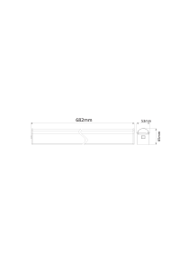 ХРОМЕ ЗА СТЕННА ОСВЕТИТЕЛ СМД ЛЕД15W 1300Lm 4000K 120° 230V IP44