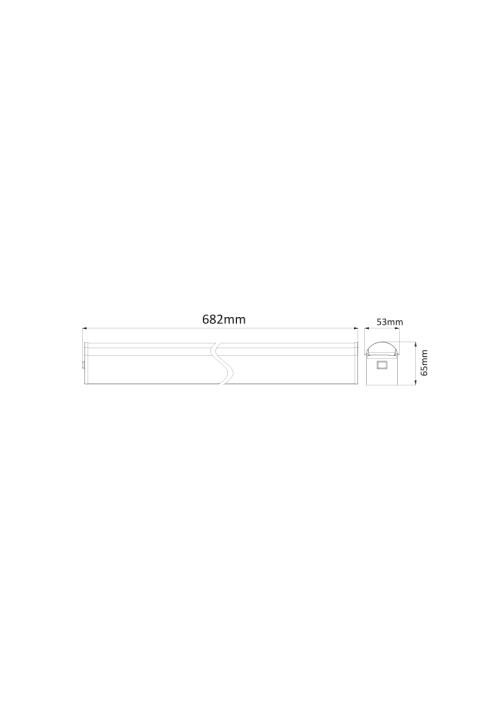 ХРОМЕ ЗА СТЕННА ОСВЕТИТЕЛ СМД ЛЕД15W 1300Lm 4000K 120° 230V IP44
