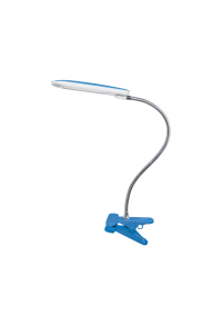 ЛЕД НАСТОЛНА ЛАМПА 5W  СИНЯ 4000К + СПИРАЛ + КЛИП230V 7,5X BAZ2