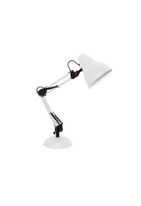 ЛАМПА 1ΧΕ27 БЯЛО МЕТАЛНО  Φ16ΧΦ15ΧΗ50CM UFFICIO