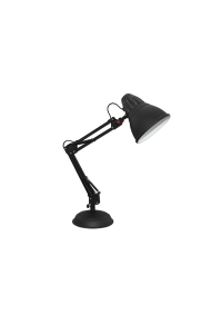 ЛАМПА 1ΧΕ27 ЧЕРНО  МЕТАЛНО Φ16ΧΦ15ΧΗ50CM UFFICIO
