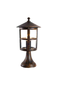 GARDEN LIGHT COLUMN RUST 39X21cm
