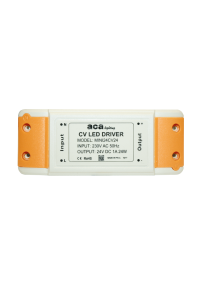 МИНИ ПРАСТМАСА 24W CV ЛЕД ДРАИВЕР 230V-24V 1A IP20