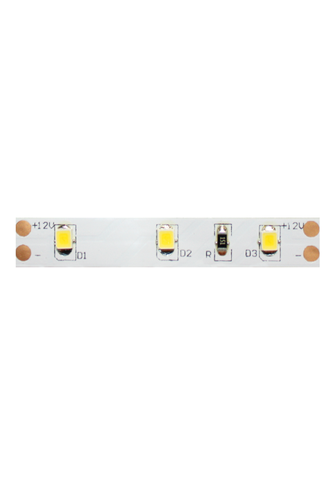 ЛЕД ЛЕНТА 5M 6W/M 12V DC IP33 3000K Ra80