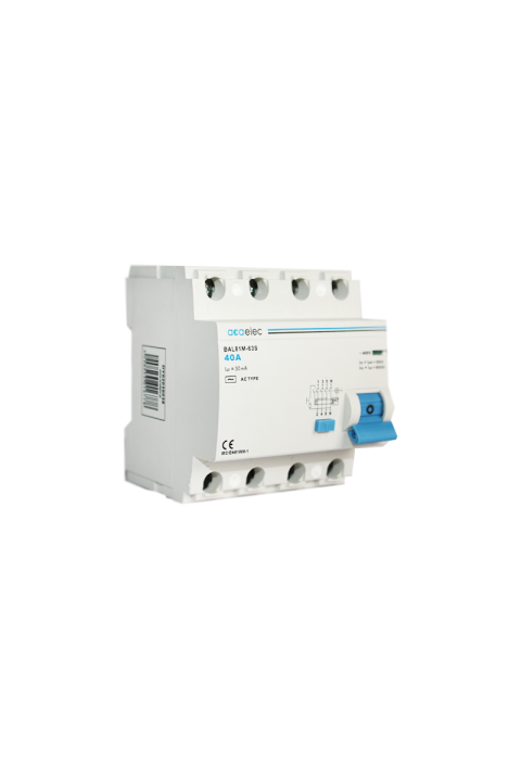 RCCB 4P 40A INSTANT. AC 0.03 72mm width, 4M