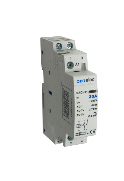 CONTACTOR 20A 2NO 230V 1M 