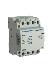 CONTACTOR 63A 4NO 230V 3M 