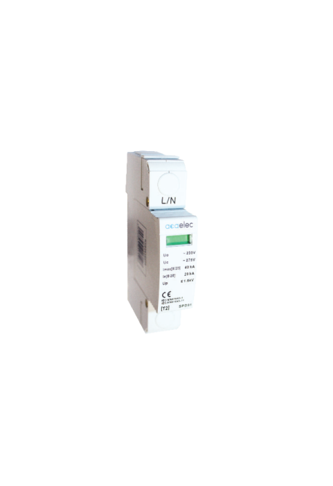 SPD SURGE PROTECTION T2 TYPE 3P+N 20kA