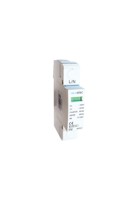 SPD SURGE PROTECTION T2 TYPE 1P 40kA