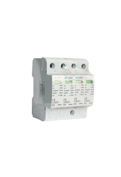 SPD SURGE PROTECTION T2 TYPE 3P+n 40kA