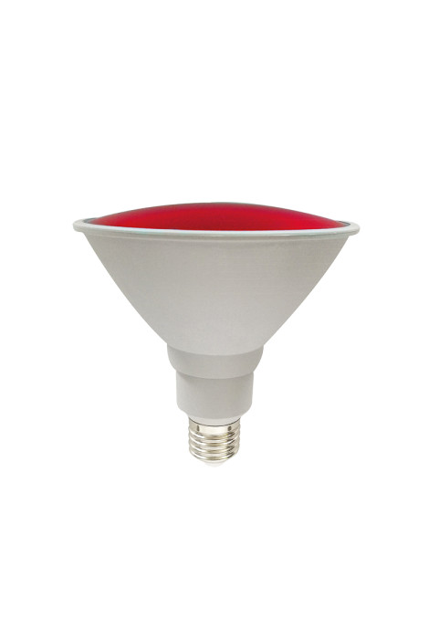 PAR38 ЛЕД IP65 15W 1150Lm ЧЕРВЕН 110° 230V Ra80