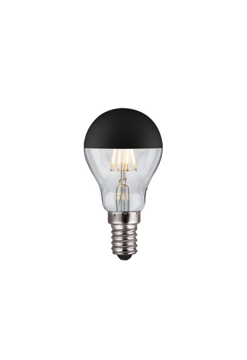 LED FILAMENT E14 BALL BLACK DIM 4W 2700K 230V AC 400LM RA80