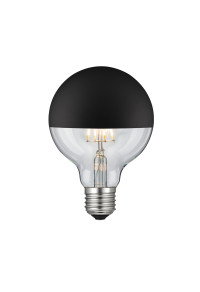 LED FILAMENT E27 G95 BLACK DIM 6W 2700K 230V AC 690LM RA80