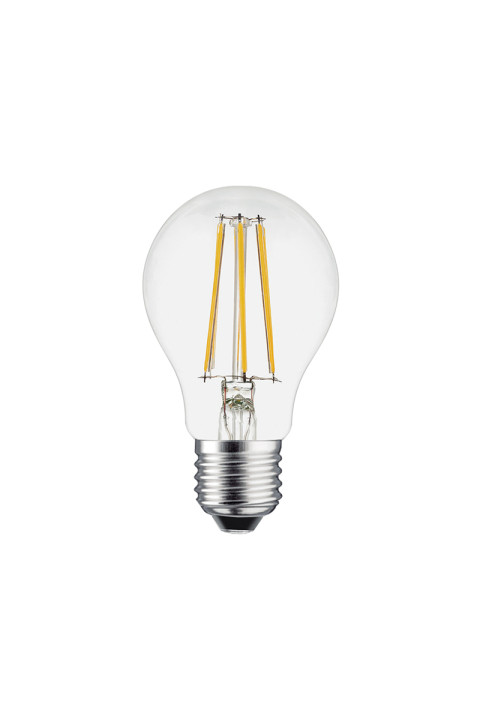 ЛЕД ФИЛАМЕНТ E27 A60 10W 6500K 230V AC 1120LM RA80