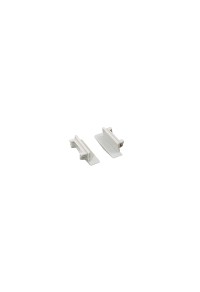 КОМПЛЕКТ ЗА БЯЛ ПЛАСТМАСОВИ КРАИНИ КАПАЧКИ ЗА  P119, 1PC С ДУПКА & 1PC БЕЗ ДУПКА