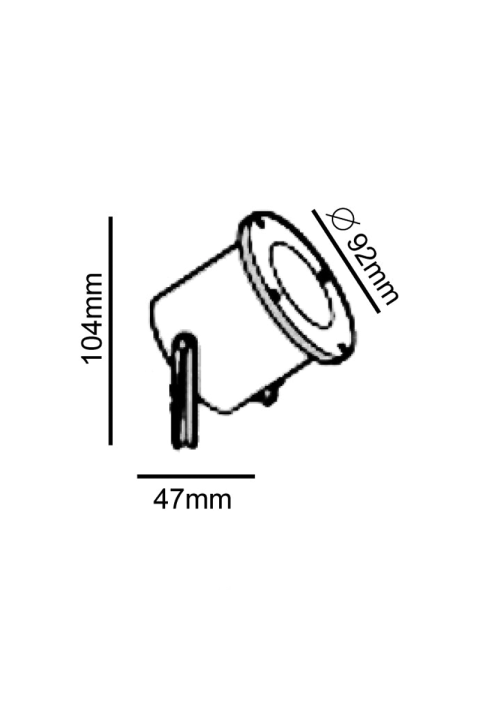 GARDEN LIGHT GU10 WHITE