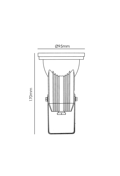 Garden light GU10 Grey