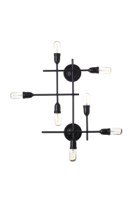 АПЛИК 7ΧΕ27 МЕТАЛ ЧЕРНО 82Χ75Χ15CM COBRA
