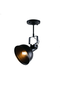 АПЛИК  1ΧΕ27 ЧЕРЕН МЕТАЛЕН Φ18XH39cm RIVIERA