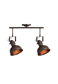 NETTO CEIL 2ΧΕ27 METALLIC RUST Φ18X54XH41CM RIVIERA