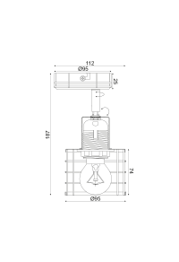 ^ PHASING OUT WALL MOUNTED LUMINAIRE 1ΧΕ27 METALLIC WHITE RUST 11,2Χ10Χ18,3CM DUBLIN