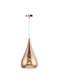 ПЕНДЕЛ L/F 1ΧΕ27 METAL POLISH BRASS Φ20ΧΗ41Χ160CM PLEIADES