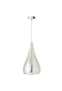 NETTO PENDANT L/F 1ΧΕ27 METAL CHROME Φ20ΧΗ41Χ160CM PLEIADES