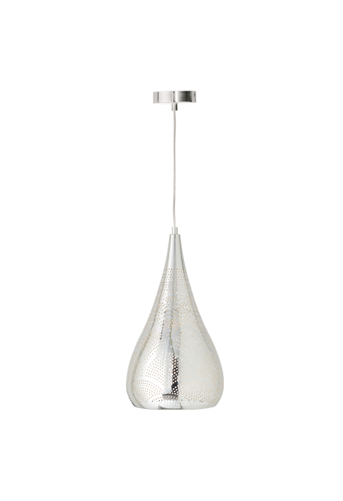 NETTO PENDANT L/F 1ΧΕ27 METAL CHROME Φ20ΧΗ41Χ160CM PLEIADES