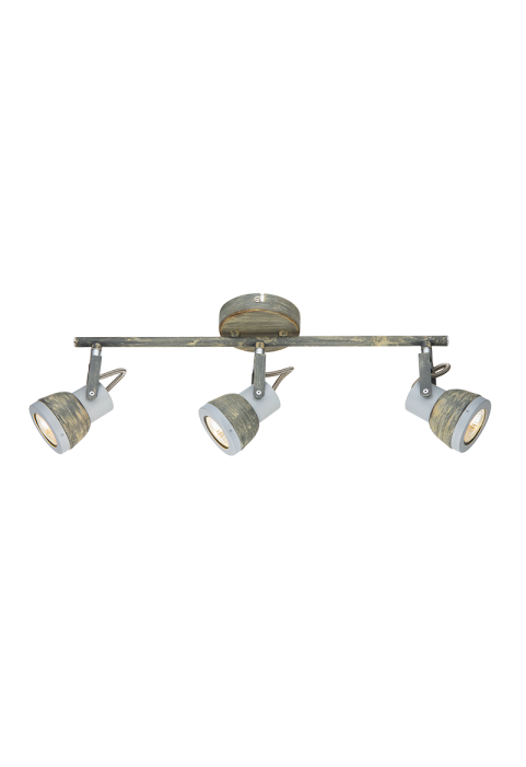 NETTO WALL MOUNTED LUMINAIRE 3×GU10 METALLIC RUST SHADE 45×10×19CM INKA