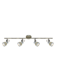 NETTO WALL MOUNTED LUMINAIRE 4×GU10 METALLIC RUST SHADE 68×10×19CM INKA
