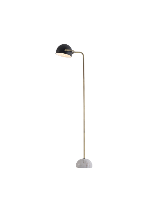 ЛАМПИОН 1XE27 МЕТАЛ+МРАМОР  24X44XH144CM OCEANUS