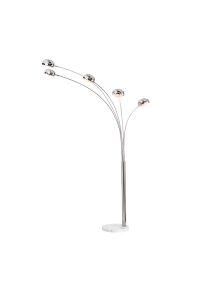 ЛАМПИОН 5ΧΕ27 ЦВЯТ МЕТАЛ +МРАМОР 153Χ115ΧΗ198CM MARKELLA