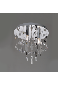ПЛАФОН SOMER / CEILING LIGHT 3XE14 CHROME METAL Φ35XH32.5CMM SOMER