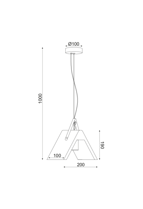 ПЕНДЕЛ 1ΧΕ27 ЦИМЕНТ+КОЖА  20Χ10ΧΗ100CM ALFA