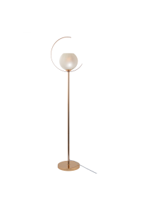 ЛАМПИОН  1ΧΕ27 МЕТАЛЕН ЗЛАТО + ПЕРЛЕ  СТЪКЛО Φ35ΧH150CM IPARELLE