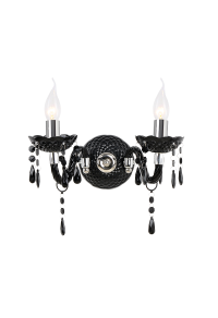 АПЛИК  2ΧΕ14 АКРИЛНО ЧЕРНО+ЦВЯТ МЕТАЛ 32X25CM PEGASUS