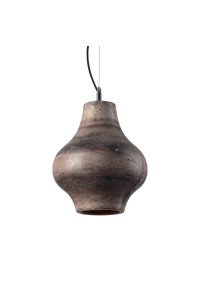 ПЕНДЕЛ 1ХЕ27 КАФЯВА ГЛИНА Φ25ΧΗ120CM