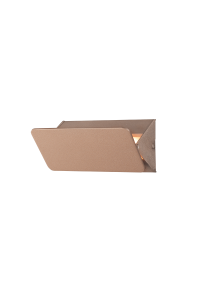 ОСВЕТИТЕЛНО ТЯЛО ЛЕД 5W 3000K ЗЛАТЕН АЛУМИН 16X8X5,5CM PYRAMID