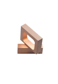 АПЛИКА ЛЕД 6W 3000K ЗЛАТЕН АЛУМИН 14,5X13X3CM CYCLOP