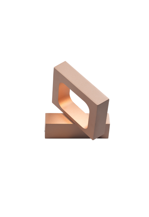 АПЛИКА ЛЕД 6W 3000K ЗЛАТЕН АЛУМИН 14,5X13X3CM CYCLOP