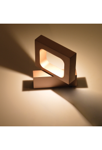 АПЛИКА ЛЕД 6W 3000K ЗЛАТЕН АЛУМИН 14,5X13X3CM CYCLOP