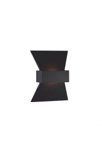 АПЛИК ЛЕД  6W 3000K ЧЕРЕН АЛУМИН 20Χ16Χ7CM ELEGANT