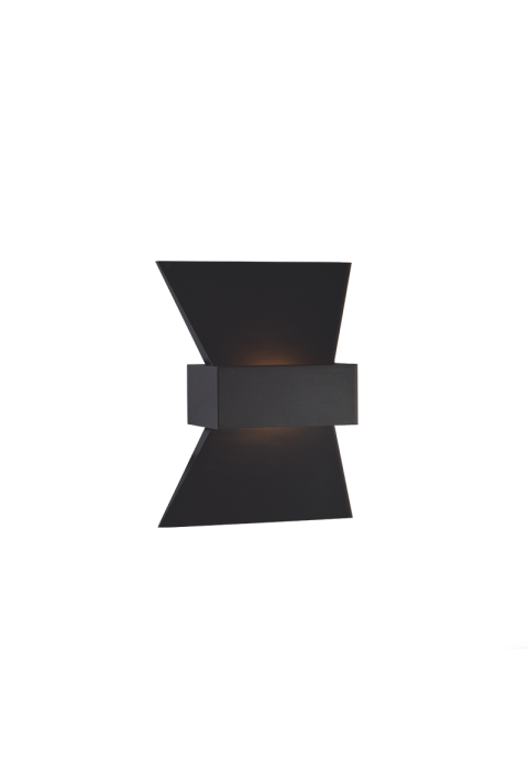 АПЛИК ЛЕД  6W 3000K ЧЕРЕН АЛУМИН 20Χ16Χ7CM ELEGANT