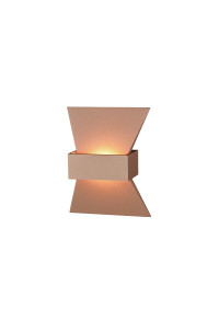 АПЛИК ЛЕД  6W 3000K ЗЛАТЕН АЛУМИН 20Χ16Χ7CM ELEGANT