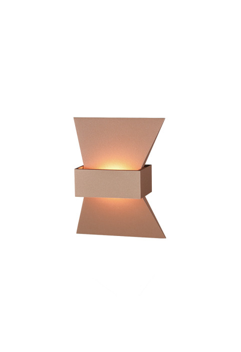 АПЛИК ЛЕД  6W 3000K ЗЛАТЕН АЛУМИН 20Χ16Χ7CM ELEGANT