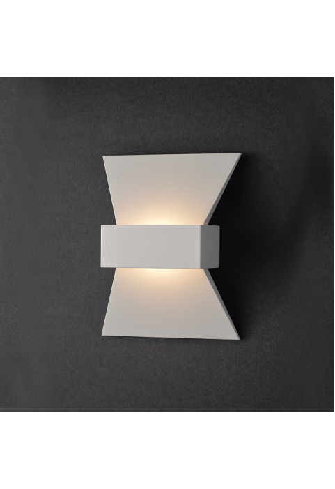 АПЛИКА ЛЕД  6W 3000K БЯЛ АЛУМИН 20Χ16Χ7CM ELEGANT
