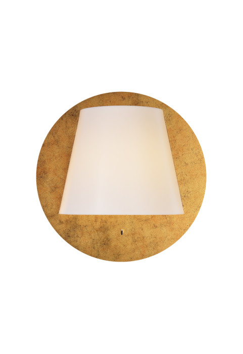АПЛИК ЛЕД 5W 3000Κ АНТИКЕ МЕСИНГ MDF+ БЯЛО ПЛАСТМОСОВО Φ25Χ12,5