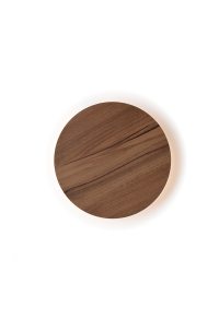 АПЛИК ЛЕД 5W 3000Κ ЦВЯТ ТЪМНО ДЪРВО MDF КРЪГ Φ14XH3,6CM ECLIPSE