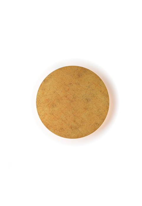 АПЛИК ЛЕД 5W 3000Κ  АНТИКЕ МЕСИНГ MDF КРЪГ Φ14ΧΗ3,6CM ECLIPSE