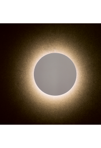 АПЛИК ЛЕД  10W 3000Κ БЯЛО MDF КРЪГ Φ22ΧΗ3,6CM ECLIPSE